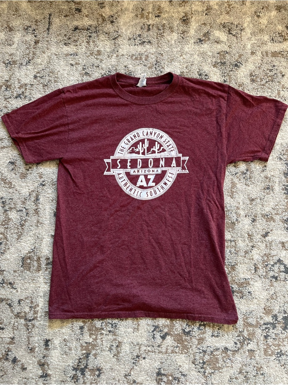 Jerzee’s Men's Medium Red T-Shirt – Sedona Arizona